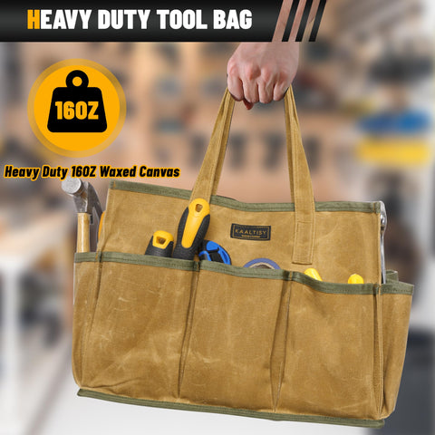 Kaaltisy multi-purpose bag suits wrenches and hammers on site.