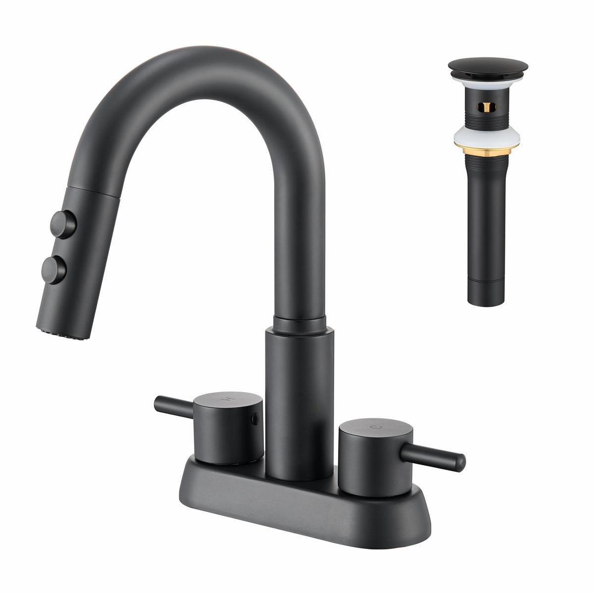 Kablle pull-down spray faucet for versatile sink cleaning