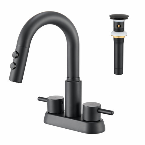 Kablle pull-down spray faucet for versatile sink cleaning