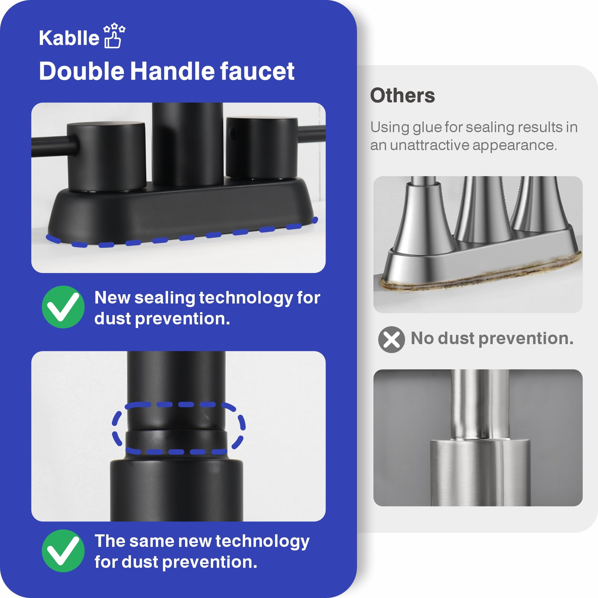 Kablle ceramic cartridge delivers smooth operation and longevity