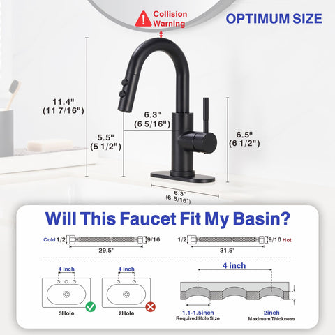 Kablle pop-up drain with overflow prevents debris and clogs