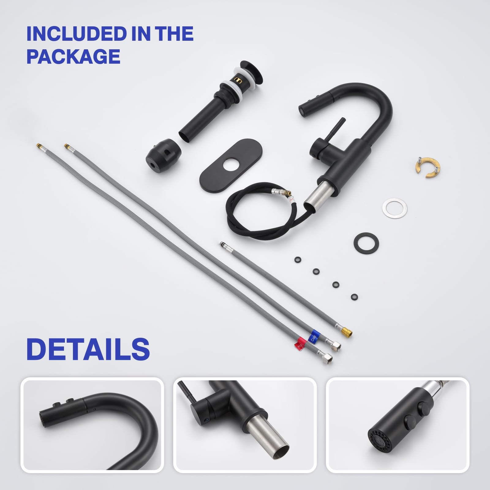 Kablle faucet ideal for RV sinks and powder rooms and other compact spaces