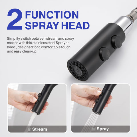 Kablle stainless steel faucet body for durability and daily use