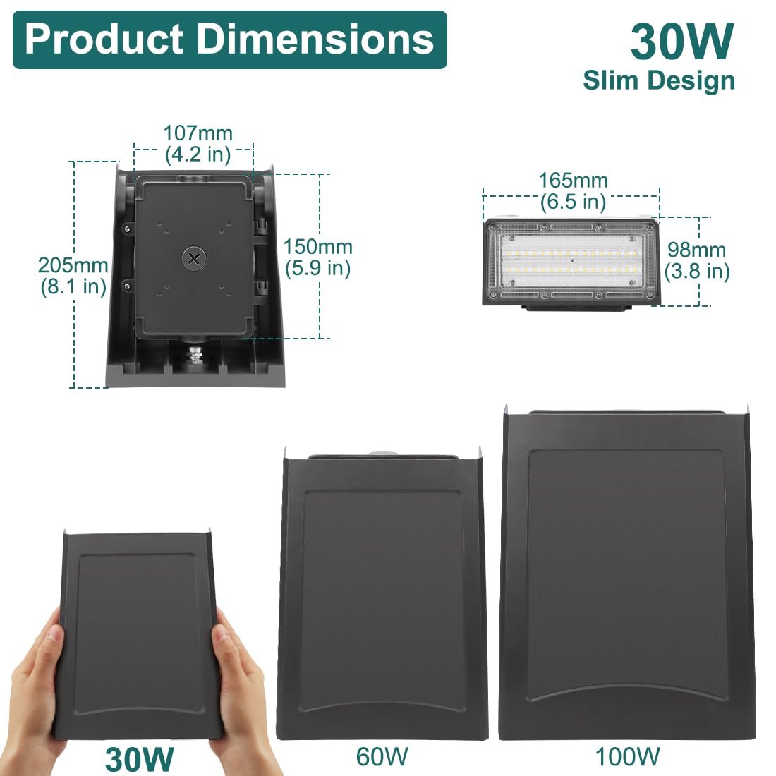 Kadision installation-ready wall pack simplifies mounting and quick setup.