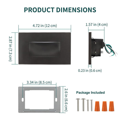 Kadision aluminum ORB finish resists rust for durable outdoor use.