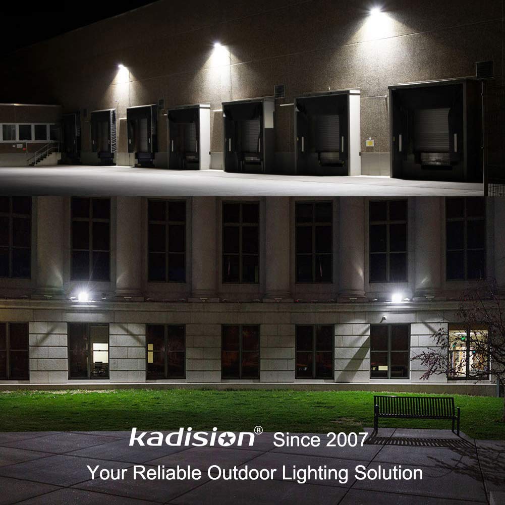 Kadision ETL-listed flood light suitable for commercial or residential use.