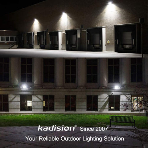 Kadision ETL-listed flood light suitable for commercial or residential use.