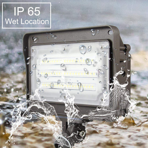 Kadision IP65 waterproof flood light designed for weather resistance.