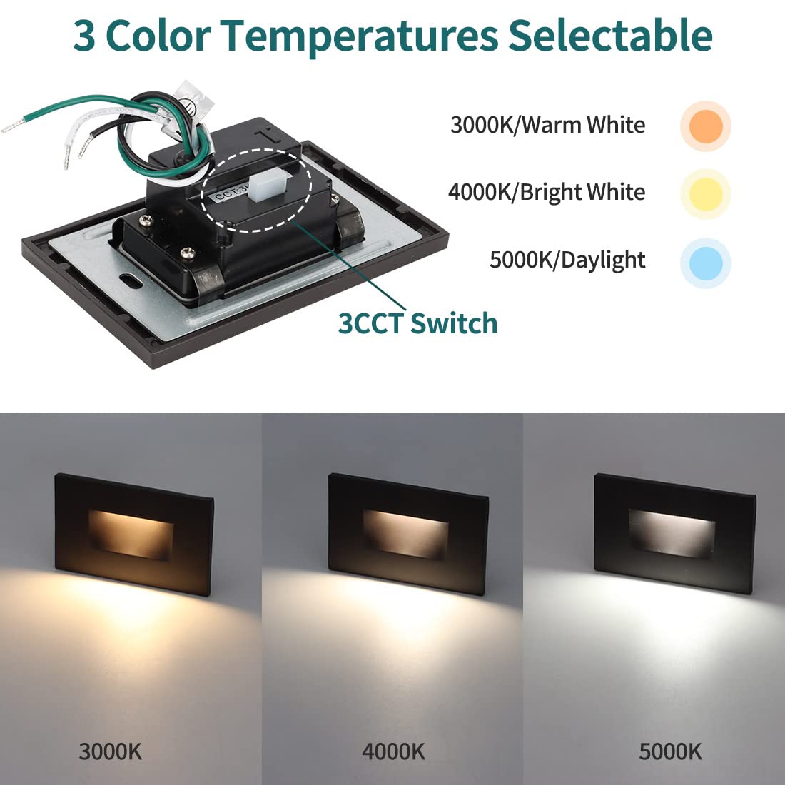 Kadision indoor stair light provides clear downward lighting for safe night steps.