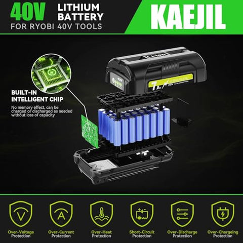 Kaejil LED indicator shows battery level for quick status checks