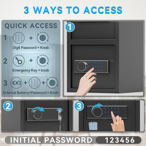 KAER 1.8 Cub DropSafe 120-degree door for easy retrieval.