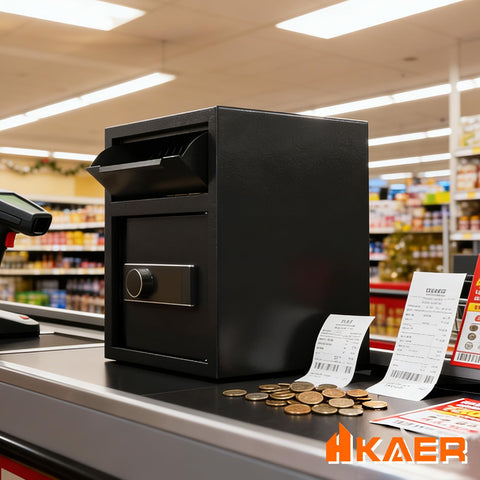 KAER 2.0 CUB interior view highlighting cash compartment and organization.