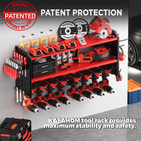 Adjustable KAFAHOM middle plate adapts space for various tools