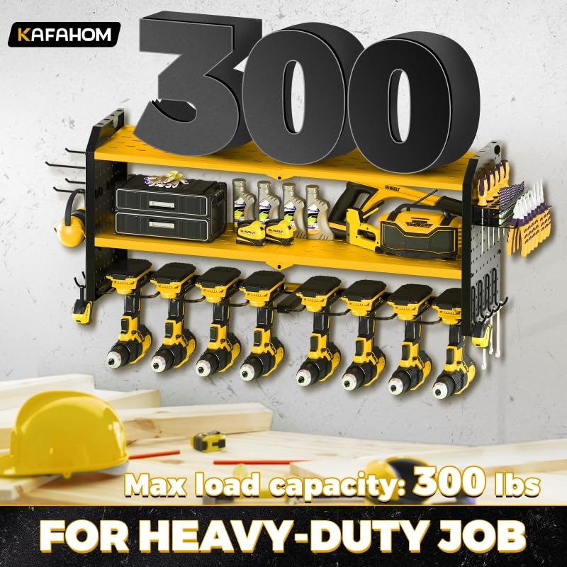 KAFAHOM drill bits holder plate stores over 30 bits.
