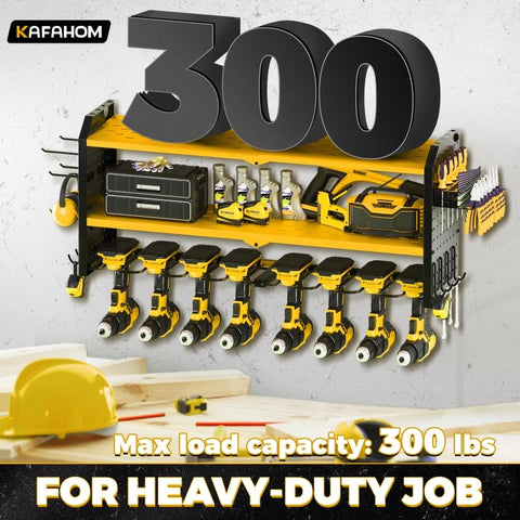 KAFAHOM drill bits holder plate stores over 30 bits.