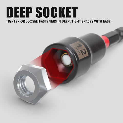 KAFUWELL magnetic bit holder keeps bits secure during tasks