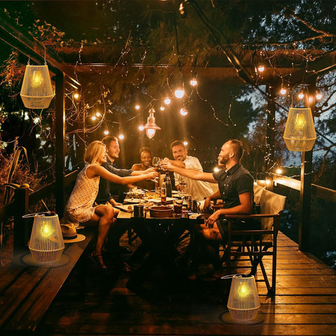 KagoLing 4-pack lanterns arrive ready for instant outdoor decoration