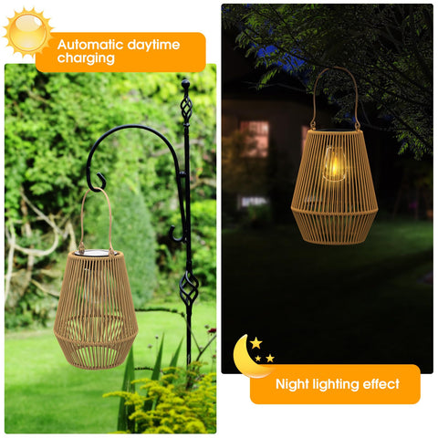 KagoLing outdoor lantern IP65 waterproof withstands rain for year-round garden decor