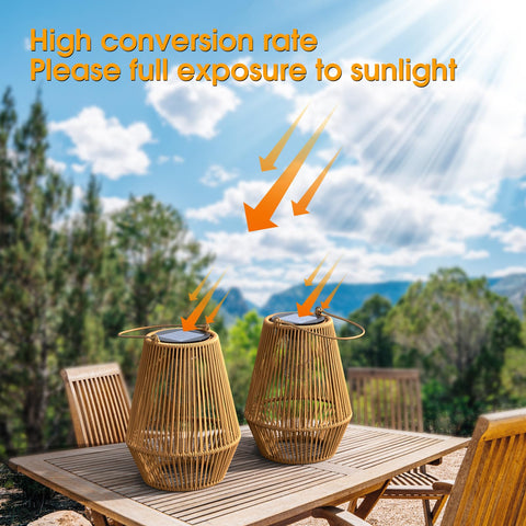 KagoLing solar hanging lantern garden decor creates gentle illumination above walkways