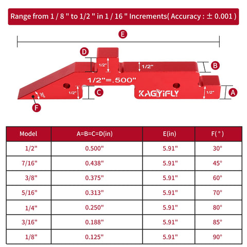 KAGYIFLY aluminum alloy blocks with anodized finish offer durability and smooth handling