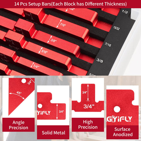KAGYIFLY smooth anodized finish protects hands and tools during routing