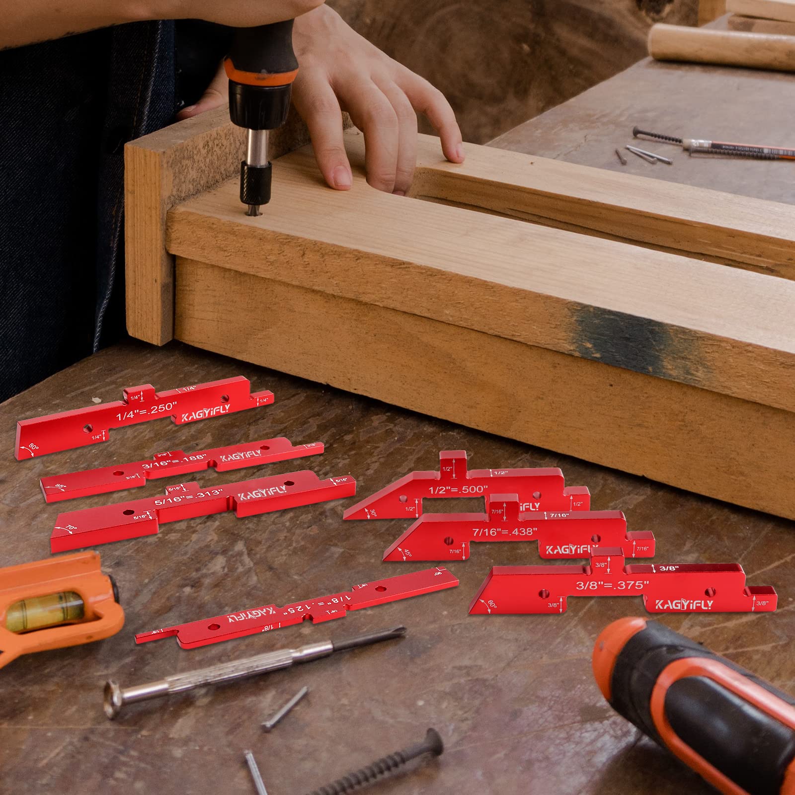 KAGYIFLY blocks with a smooth finish reduce hand fatigue during setup