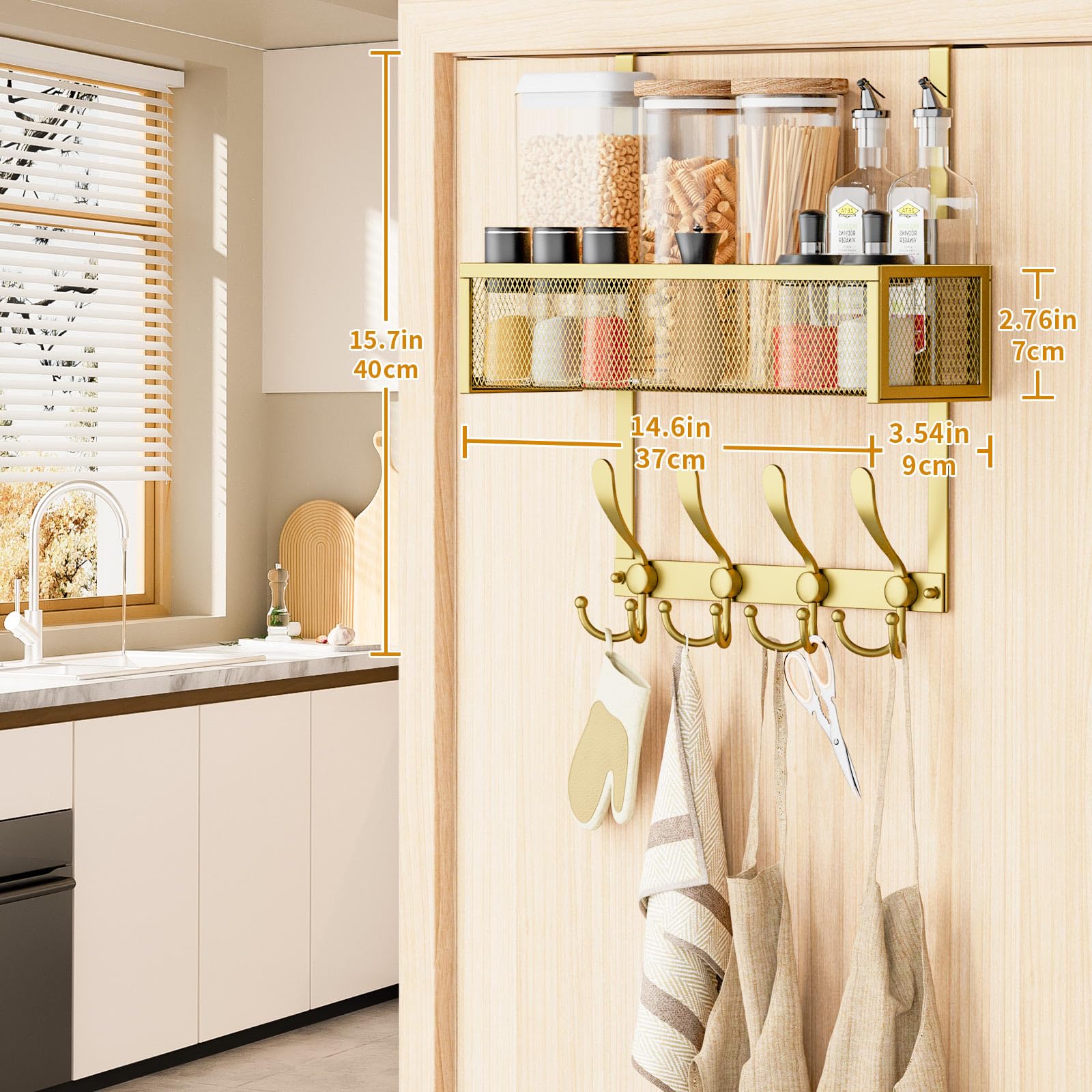 Kaiferty office door organizer keeps supplies within reach