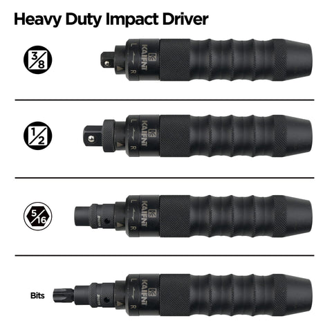 KAIFNT K504 two adapters and a wrench support tightening and loosening tasks.