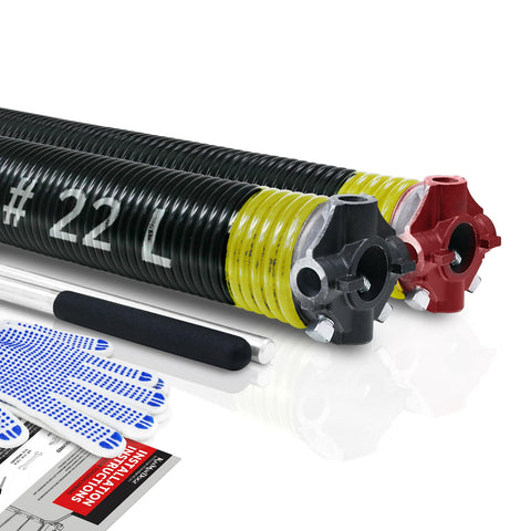 KaiMinDogz torsion springs for garage door replacement, durable and precise.