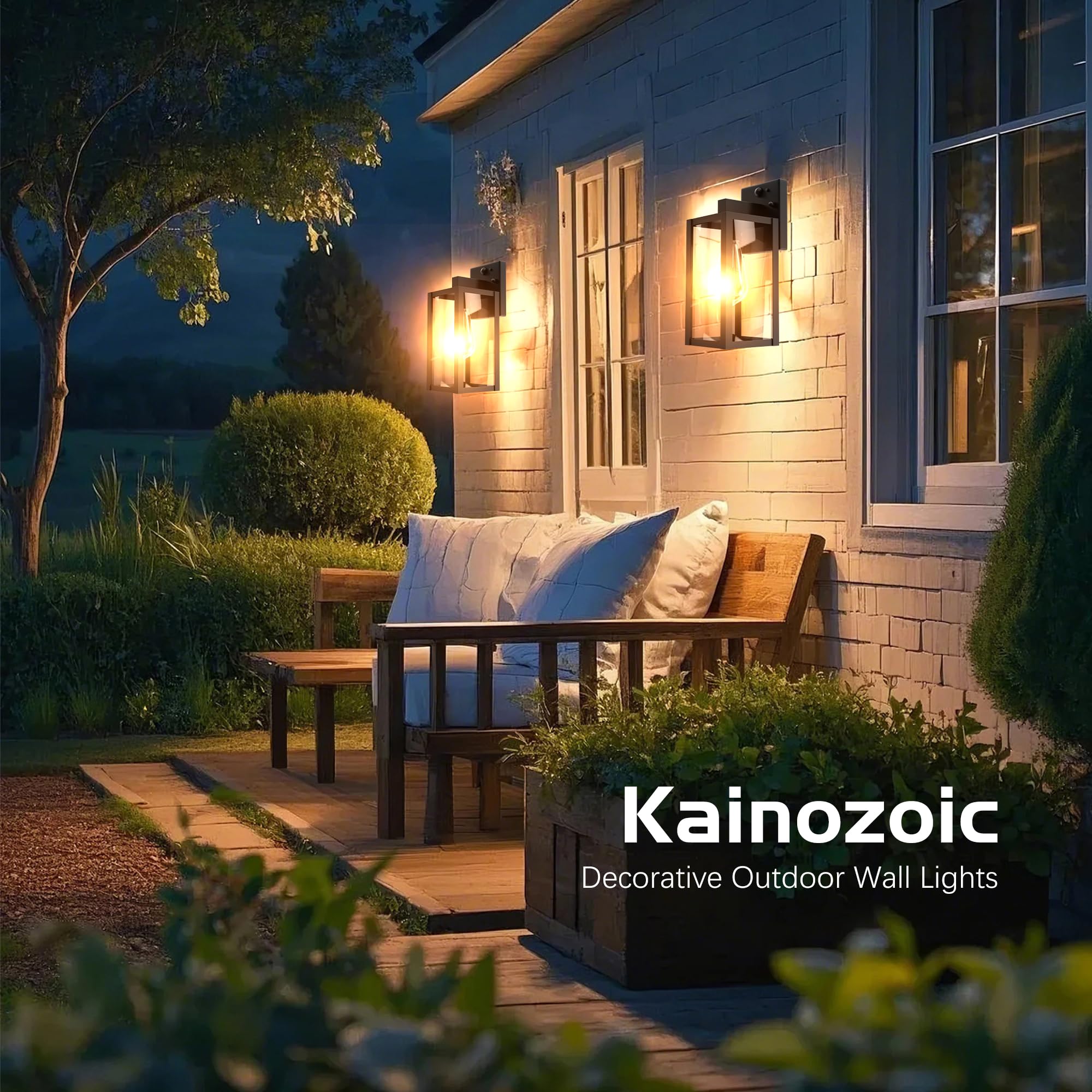 Kainozoic anti-rust durable exterior light for year-round use.