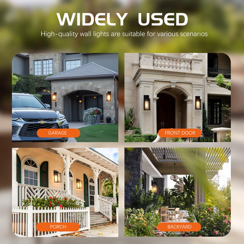 Kainozoic E26 bulb-compatible porch light with flexible bulb options.