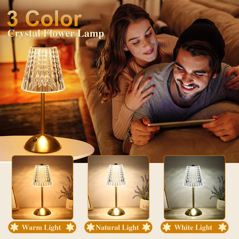 KAIOLED rechargeable lamp with 1200mAh battery for hours of wireless use