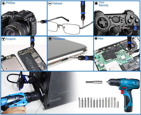 Kaisi 136 in 1 anti-static wrist band used during electronics work