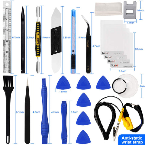 Kaisi 136 in 1 spudger and tweezers set for precise component handling