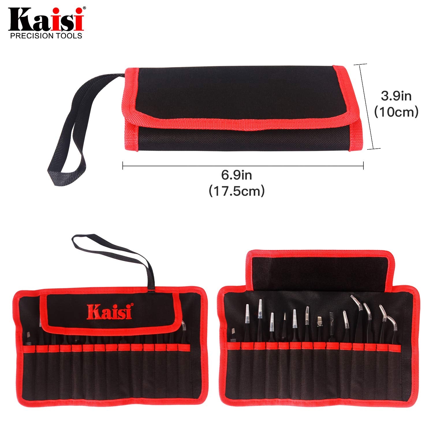 Kaisi craft and jewelry tweezers improve accuracy for small parts.