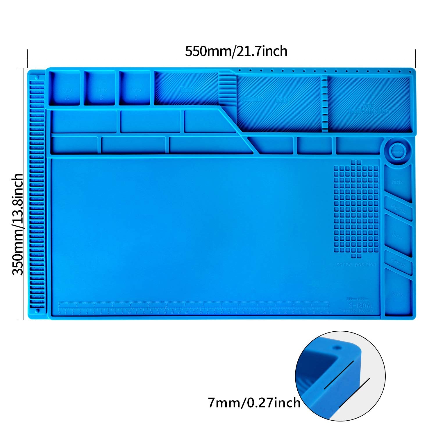 Kaisi S-180 scale ruler view for quick measurements