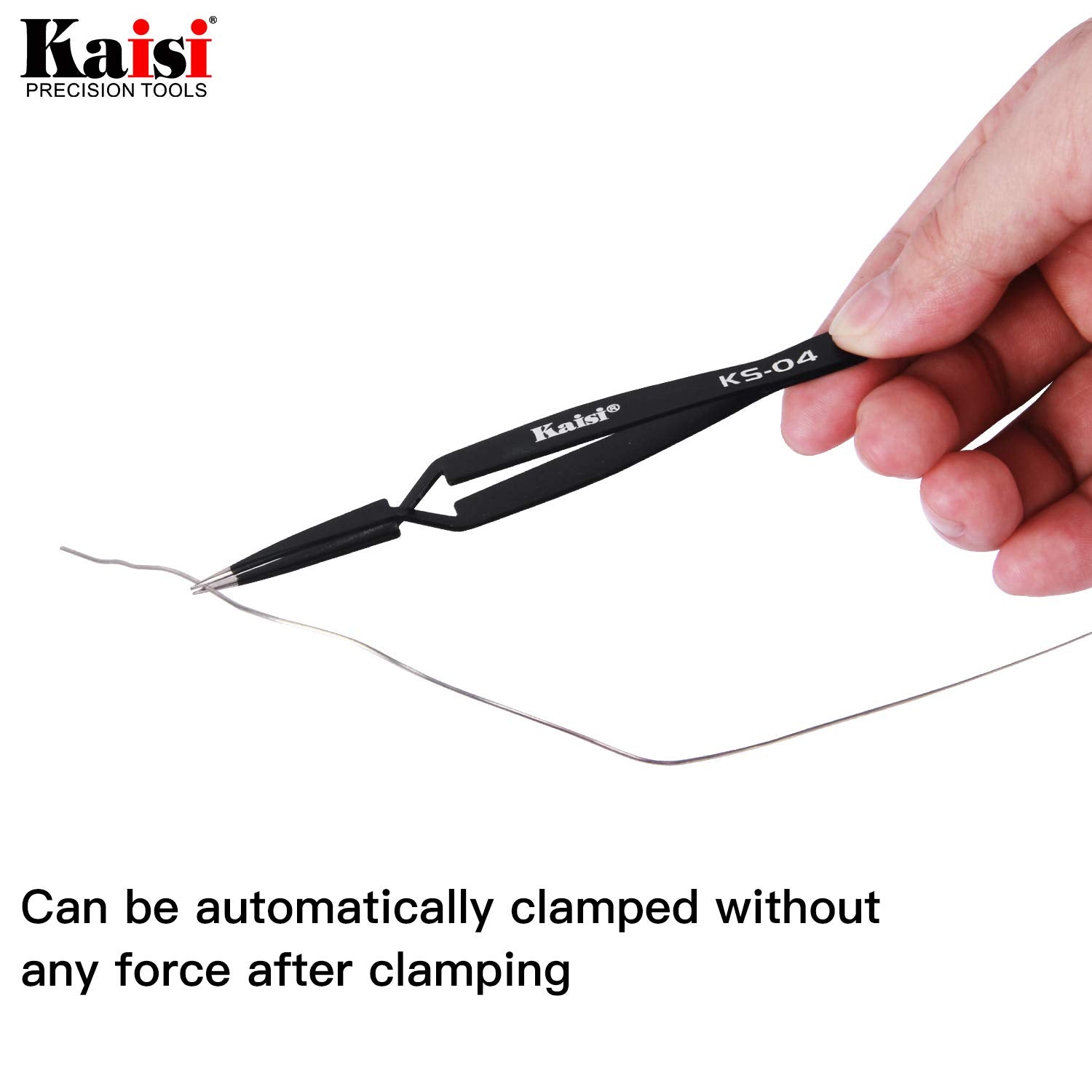 Kaisi watch repair tweezers enable precise adjustments in tight spaces.