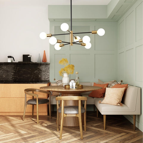 KAISITE chandelier installation kit included for quick setup