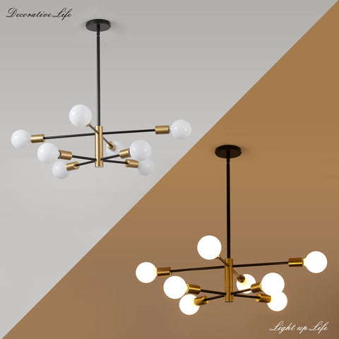 KAISITE living room chandelier providing ambient glow