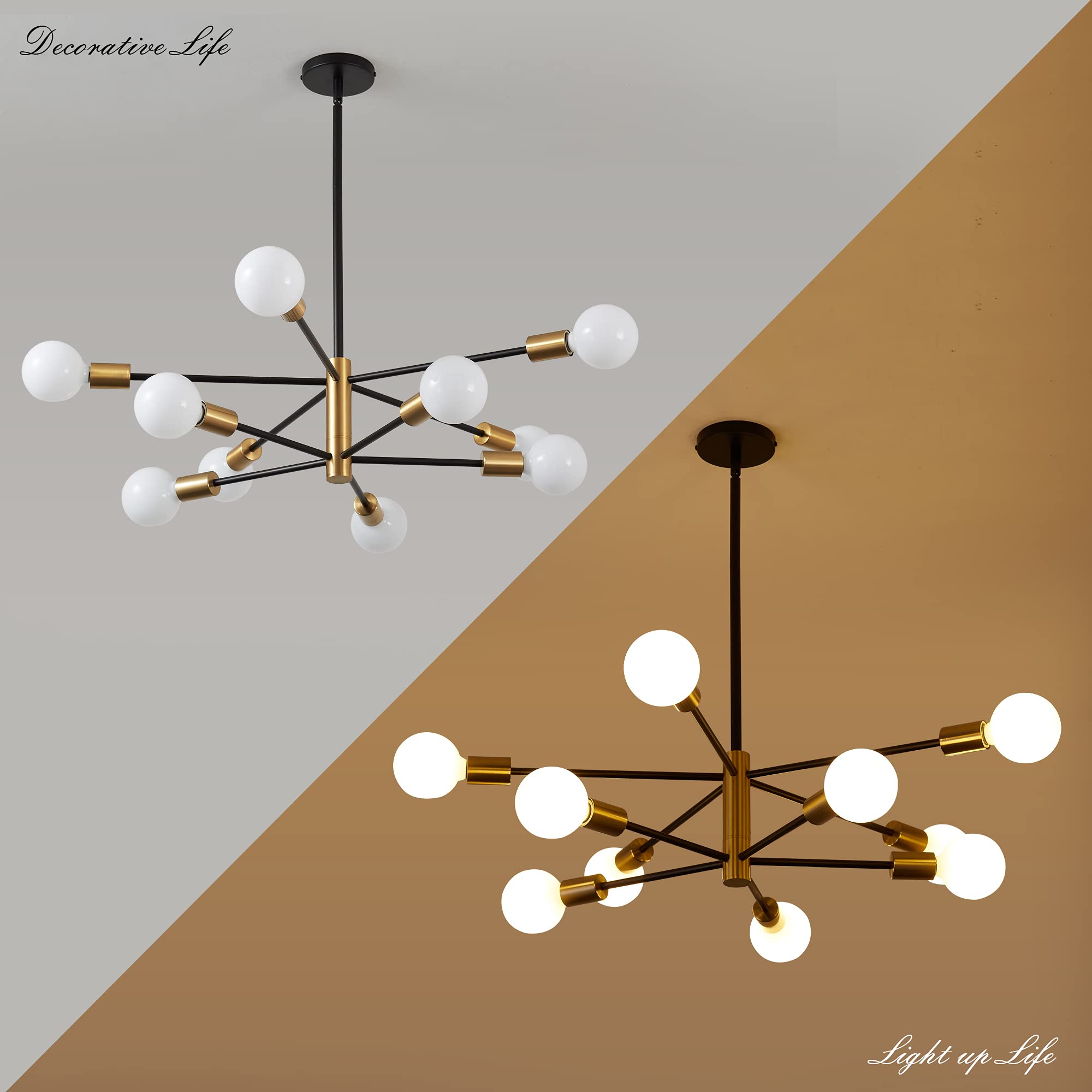 KAISITE mid century modern light fixture adds retro charm