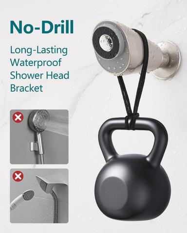 KaiwayInno no-drill installation enables quick, tool-free mounting on smooth surfaces.