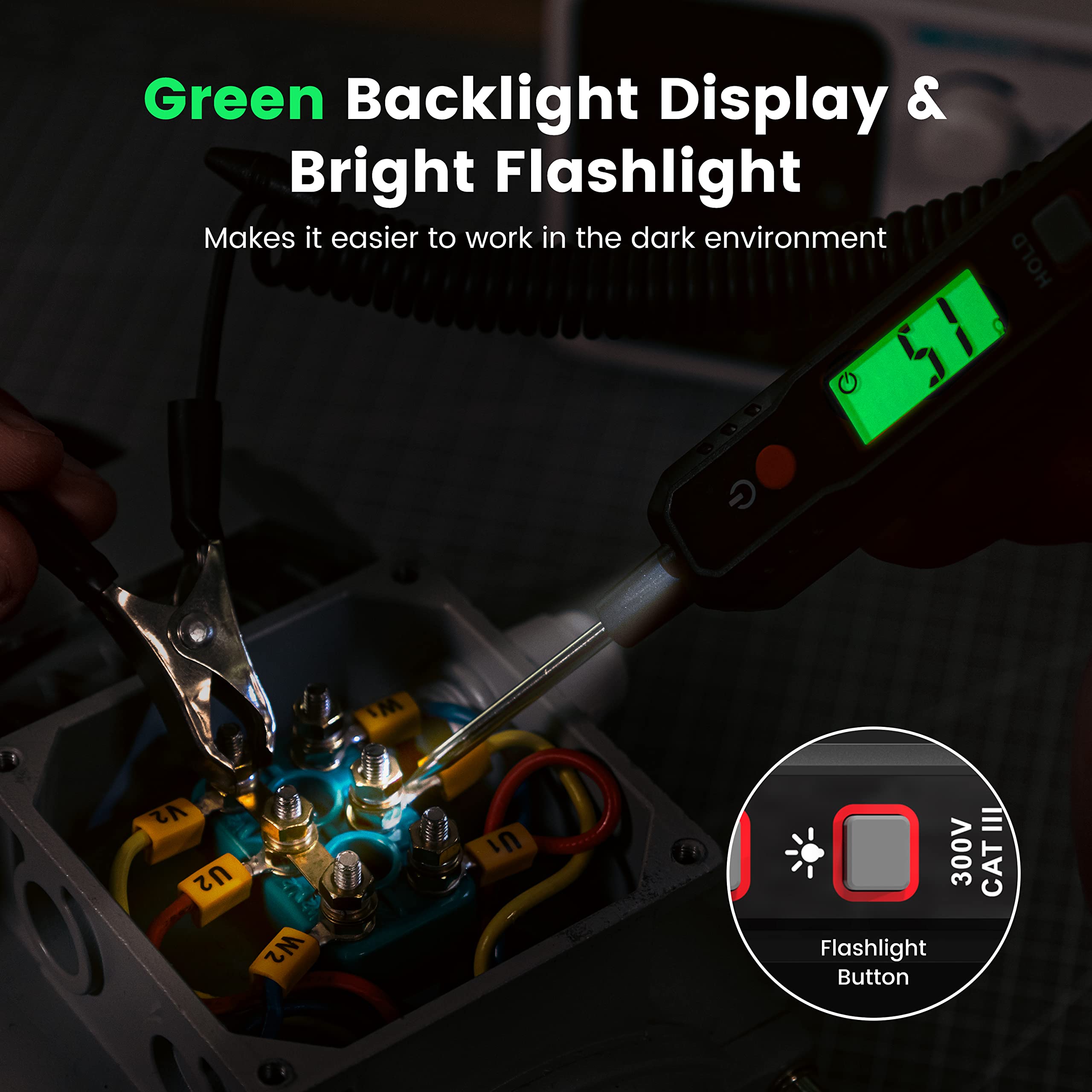 KAIWEETS durable test light body for reliable handling