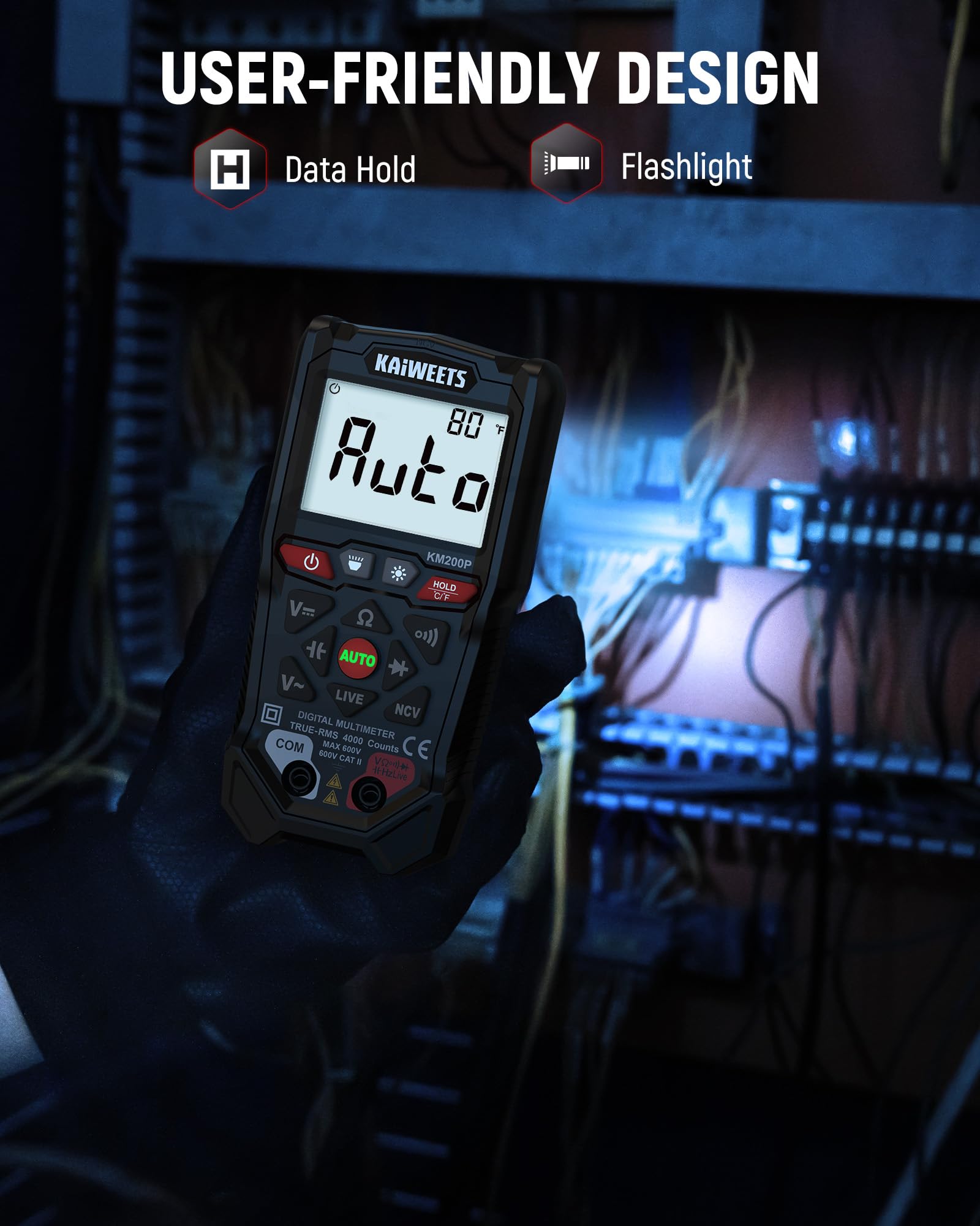 KM200P live wire indicator demonstrates fast alert levels