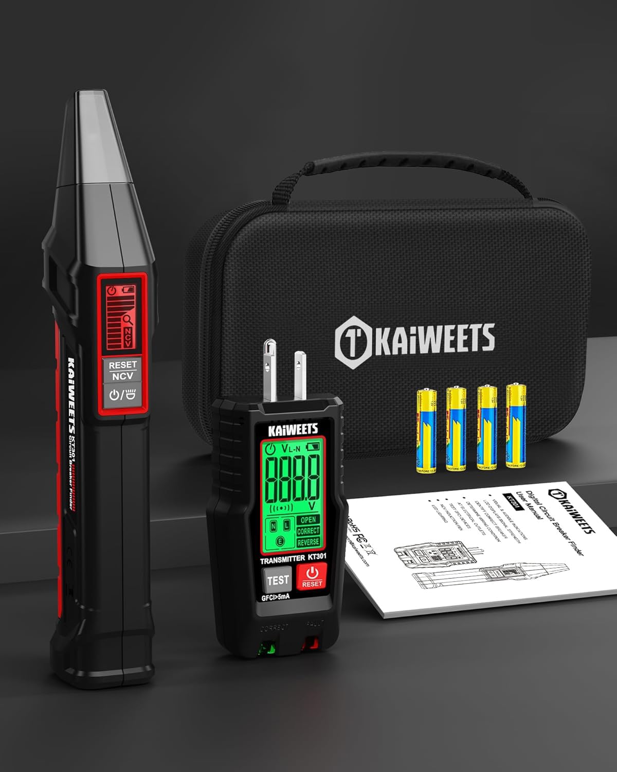 Kaiweets KT301 carrying case keeps tools organized for on-the-go professionals.