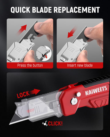 KAIWEETS SK2 blades storage keeps replacements ready for quick changes.