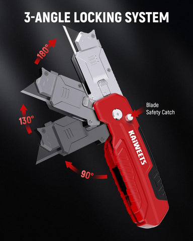 KAIWEETS zinc alloy handle offers durable, ergonomic grip.