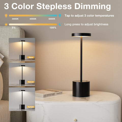 Kakanuo three-color temperature options from warm to daylight.