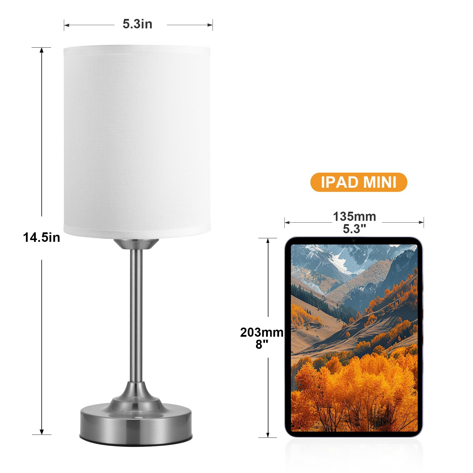 Kakanuo brass-finish and linen shade for premium style.