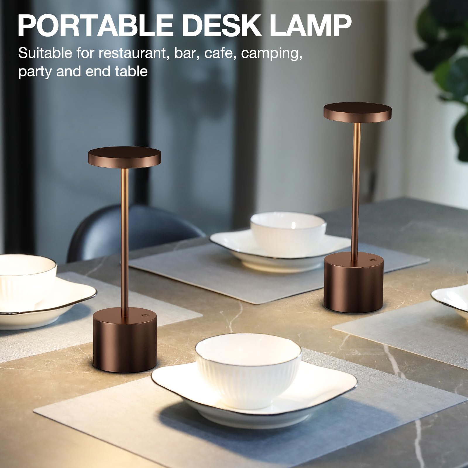 Kakanuo cordless lamp ready as bedside emergency light