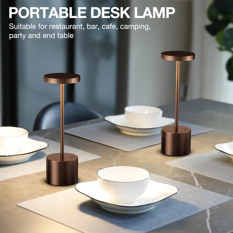 Kakanuo cordless lamp ready as bedside emergency light